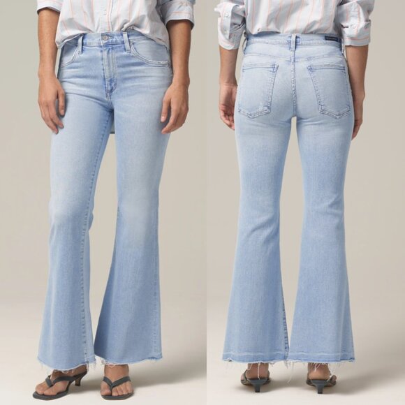 Citizens of Humanity Chloe Flare Light Wash - Size 28 - Picture 1 of 10